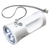 懐中電灯 東芝 LEDライト サーチライト 防滴 強力ライト エコパッケージ 蓄光シール付き KFL-1800（ECO） 1個