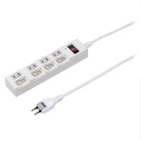 ヤザワコーポレーション 個別集中スイッチ付節電タップ4個口5m白 Y02BKS455WH 1個
