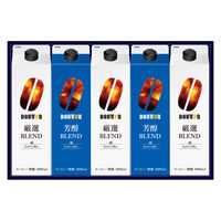 【アウトレット】ドトール リキッドコーヒー詰合せ 1000ml 2種 DL-30R 1箱（5本入）