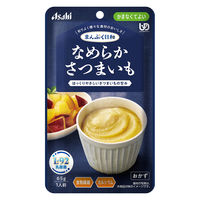 介護食 やわらか食 アサヒグループ食品 まんぷく日和 なめらかさつまいも 6袋【かまなくてよい】