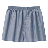 無印良品 メンズ　紳士 なめらか 前開きトランクス 紳士Ｍ ライトネイビー 良品計画