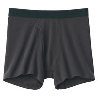 無印良品 メンズ　紳士 なめらか 前開きボクサーパンツ 紳士Ｌ ブラウン 良品計画