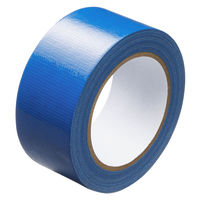 アスクル 現場のチカラ カラー布テープ 青 幅50mm×長さ25m エコノミータイプ 1巻 オリジナル