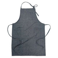 レップ　デニム調ワークエプロン リサイクル素材 男女兼用フリーサイズ 576403 1着