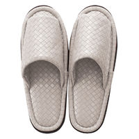 アベイチ レザースリッパ(マラガ ホワイト)フリーサイズ(約27cm) JWLS-009_WH 1ケース(50足入)（直送品）