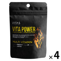 VITAS（バイタス）ビタパワー 1セット（1袋（28粒入）×4）　亜鉛　マカ　マルチビタミン　栄養機能食品