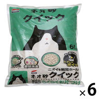 猫砂 ネオ砂 クイック 流せる 6Ｌ 6袋 コーチョー