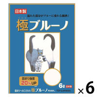 猫砂 極 ブルーノ 紙砂 国産 6L 6袋 ペパーレット