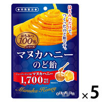 キャンディーのど飴 はちみつ100％シリーズ　マヌカハニーのど飴 45g 1セット（1個×5）
