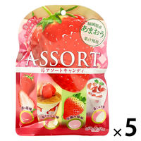 キャンディー 飴 苺アソートキャンディ 85g 1セット（1個×5）