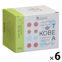 神戸紅茶 生紅茶 クイーンズハイランド 1セット(1箱(16バッグ入)×6) 個包装