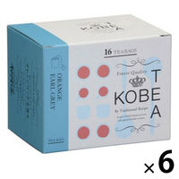 神戸紅茶 生紅茶 オレンジアールグレイ 1セット(1箱(16バッグ入)×6) 個包装