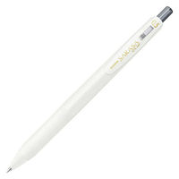 ゼブラ サラサクリップ 0.5mm モノクロームシリーズ限定 ホワイト／黒インク ゲルインクボールペン JJ15ーMCーW 1本