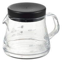 コーヒーサーバー コーヒーポット 400mL ブラック ストロン TW-3730 1個 食洗機対応 割れにくい 日本製 曙産業