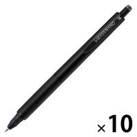 ゼブラ サラサナノ 0.38mm 限定モノクロームシリーズ ブラック／黒インク ゲルインクボールペン JJX72ーMCーBK 1セット（1本×10）