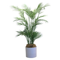 ミュールミル 【鉢付き】　フェイクグリーン　フェニックスパームポットM 人工樹木 観葉植物 UVM-008 1本（直送品）