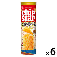ポテトチップス チップスター Ｌサイズ 七味唐辛子味 1セット（1個×6）