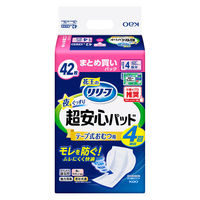 花王 リリーフ テープ式おむつ用パッド 夜もぐっすり超安心4回分 451026 1箱（42枚入×6パック）