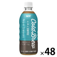 UCC上島珈琲 Cold Brew（コールドブリュー） Non Sweet 深み柔らかラテ 500ml 1セット（48本）