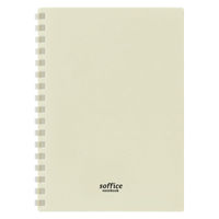 リヒトラブ ソフィーチェノート A6 オフホワイト リーフ30枚 N3201-1 1冊