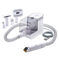 ペットグルーミング掃除機 犬 猫兼用 バリカン・ブラシ付 多機能モデル ホワイト PET-TK03WH テスコム 1個（直送品）