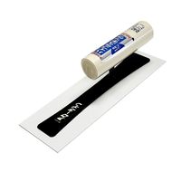 アローライン ハイプラスチック 角鏝 白 1.0×240mm 152969 1セット(5丁)（直送品）