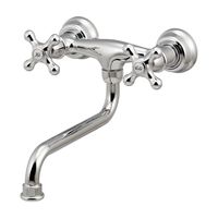 カクダイ 128ー114 2ハンドル混合栓 1台（直送品）