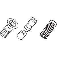 イスカル 部品 トルクススクリュー SR34506M3X0.5 1セット(5個) 521-4971（直送品）