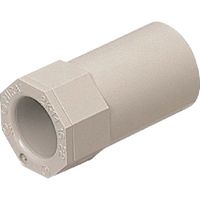 未来工業 未来 2号コネクタ ライトブラウン 適合管:VE22 2K-22LB 1個 851-5866（直送品）