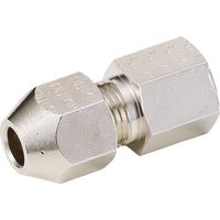 フジキン Fujikin 黄銅製リングジョイント継手_4.9MPa_RG RG-6A-R 1個 126-4396（直送品）