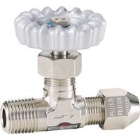 フジキン Fujikin 黄銅製ミニチュアバルブRV_1.96MPa RV-12C-R 1台 126-4366（直送品）