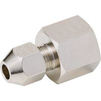 フジキン Fujikin 黄銅製リングジョイント継手_4.9MPa_RG RG-6C-R 1個 126-4364（直送品）