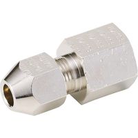 フジキン Fujikin 黄銅製リングジョイント継手_4.9MPa_RG RG-6B-R 1個 126-4390（直送品）