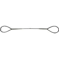 日興製綱 NIKKO 台付けワイヤー スリング径12mm 全長2.5m D12-25 1本 815-7612（直送品）