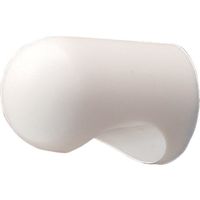 アイテック 光 プラつまみ 白 16mm KBT-16 1パック(1個) 820-1369（直送品）