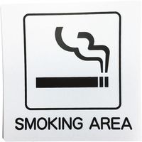 アイテック 光 アイテックプレート SMOKING AREA KP101-7 1セット(5枚) 113-5939（直送品）