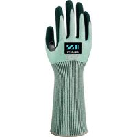 Weed 耐切創手袋 ZIZAI ZI―787L ニトリル背抜き 特殊すべり止め加工 LLサイズ(10双入) ZI787LXL（直送品）