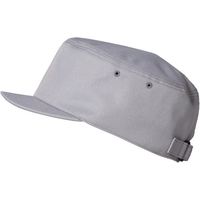 特殊衣料 頭部保護帽abonet JOB フラット制電 スミキャップ グレー S3877-44 1セット(5個) 557-9448（直送品）