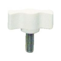 三星産業貿易 三星 キャンディノブボルト M5×15 白 (5個入) C2-M5X15-W-5P 1セット(30個:5個×6袋)（直送品）