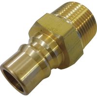 吉田工作所 NKCカップリング NL型カップリングプラグ(BSBM) R3/4 オネジ NL-46PM-B 1個 535-9371（直送品）