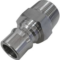 吉田工作所 NKCカップリング NL型カップリングプラグ(SUS304) R3/4 オネジ NL-46PM-S 1個 536-1040（直送品）