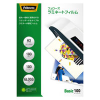フェローズ ラミネートフィルム A3 100ミクロン 100枚入 FE-5847801 1箱(100枚入)