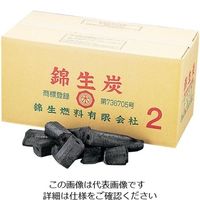 山大燃料工業 錦生炭 2等(鳥取) 10kg 62-6503-95 1個（直送品）