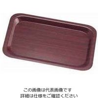 CAMBRO 角型カプリトレー マホガニーE73 CA3753 1個 62-6519-13（直送品）