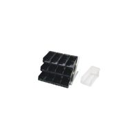 遠藤商事 デラックスオーガナイザー白 3段4列(12ヶ入) ホワイト 62-6524-68 1ケース(1個)（直送品）