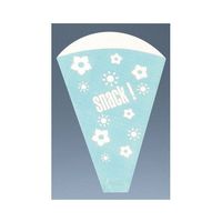 遠藤商事 クレープ袋 (100枚入) ブルー 62-6539-73 1ケース(100枚)（直送品）