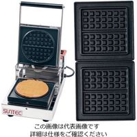 遠藤商事 マルチベーカープチ ワッフル角型(フッ素加工付) 62-6537-49 1個（直送品）
