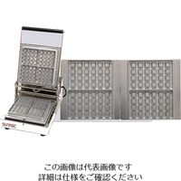 遠藤商事 マルチベーカー 1連式 ベルギーワッフル長角型2個取 62-6537-57 1個（直送品）