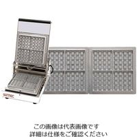 遠藤商事 マルチベーカー 1連式 ベルギーワッフル正角型4個取小 62-6537-58 1個（直送品）