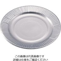 水野産業 紙皿シルバープレート(100枚入) 5号 62-6539-99 1ケース(100枚)（直送品）